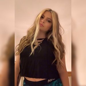 Forever 21 Black Crop Top